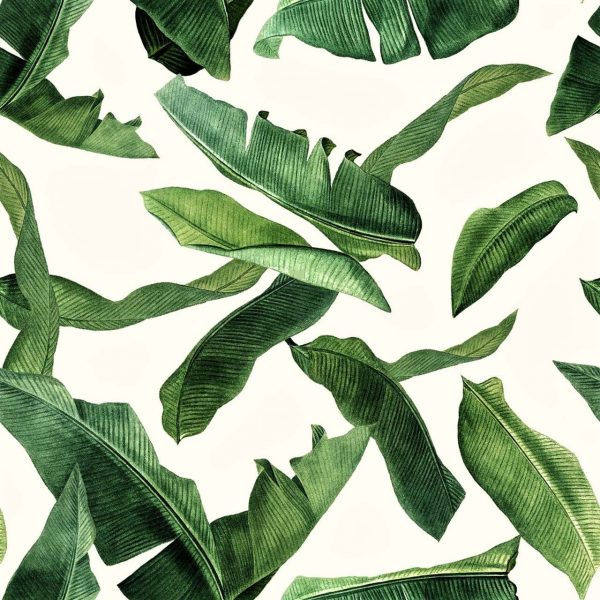 tkanina-liście-velluto-zielona